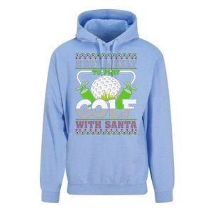 Funny Most Likely To Play Golf With Santa Matching Christmas Unisex Surf Hoodie