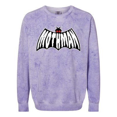 Funny Mothman Logo 1 Colorblast Crewneck Sweatshirt