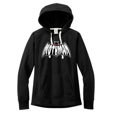 Funny Mothman Logo 1 Women's Fleece Hoodie