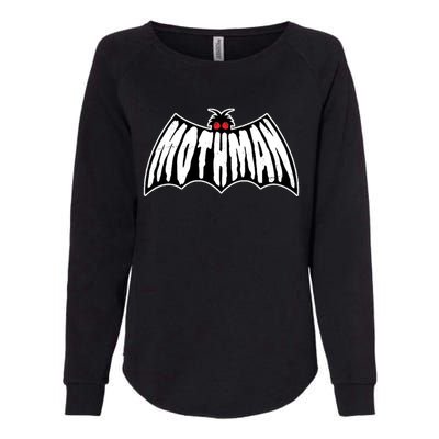 Funny Mothman Logo 1 Womens California Wash Sweatshirt