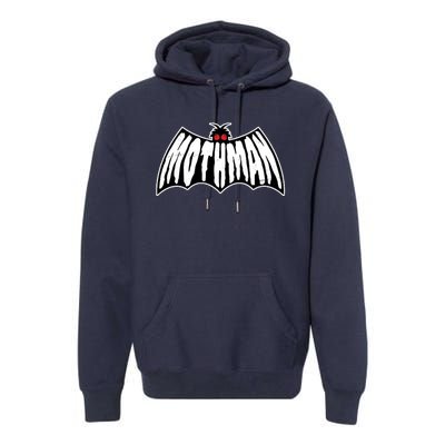 Funny Mothman Logo 1 Premium Hoodie