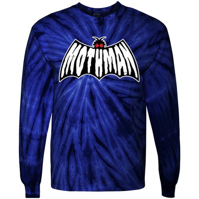 Funny Mothman Logo 1 Tie-Dye Long Sleeve Shirt