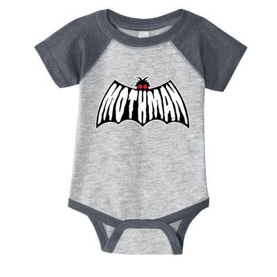 Funny Mothman Logo 1 Infant Baby Jersey Bodysuit