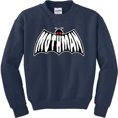 Funny Mothman Logo 1 Kids Sweatshirt