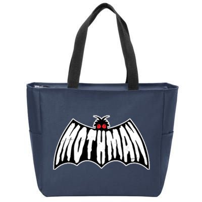 Funny Mothman Logo 1 Zip Tote Bag