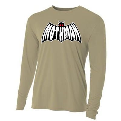 Funny Mothman Logo 1 Cooling Performance Long Sleeve Crew