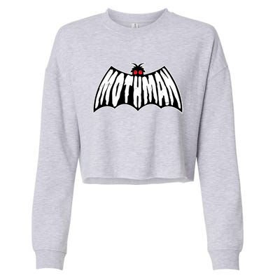 Funny Mothman Logo 1 Cropped Pullover Crew