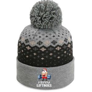 Funny Merry Liftmas Gym Fitness Christmas Gift The Baniff Cuffed Pom Beanie