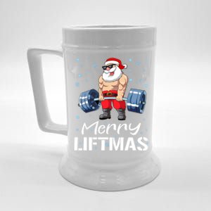 Funny Merry Liftmas Gym Fitness Christmas Gift Beer Stein