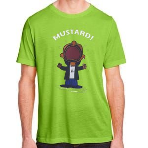 Funny Mustard Lamar Tv Off Parody Adult ChromaSoft Performance T-Shirt