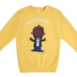 Funny Mustard Lamar Tv Off Parody Premium Crewneck Sweatshirt