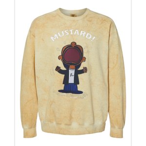 Funny Mustard Lamar Tv Off Parody Colorblast Crewneck Sweatshirt