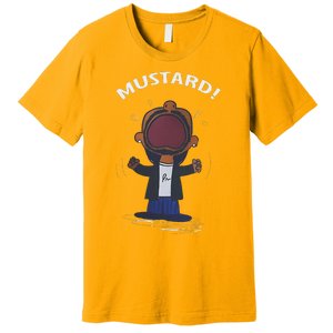 Funny Mustard Lamar Tv Off Parody Premium T-Shirt