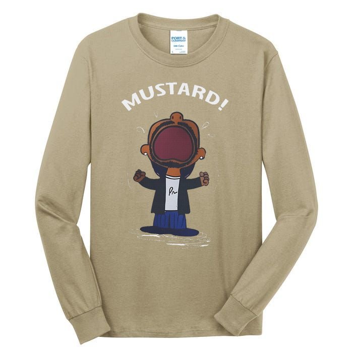 Funny Mustard Lamar Tv Off Parody Tall Long Sleeve T-Shirt