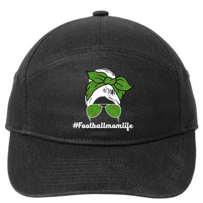 Football Mom Life 7-Panel Snapback Hat