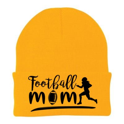 Football Mom Line Tackle American Football Gift Knit Cap Winter Beanie