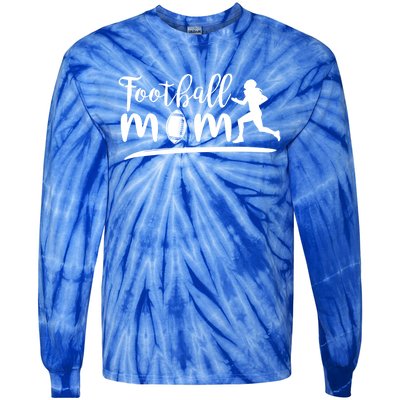 Football Mom Line Tackle American Football Gift Tie-Dye Long Sleeve Shirt