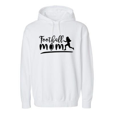 Football Mom Line Tackle American Football Gift Garment-Dyed Fleece Hoodie