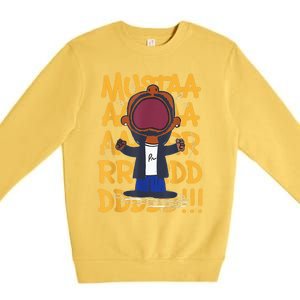 Funny Mustard Lamar Tv Off Parody Cool Hip Hop Music Graphic Premium Crewneck Sweatshirt