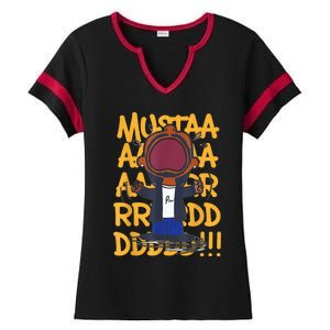 Funny Mustard Lamar Tv Off Parody Cool Hip Hop Music Graphic Ladies Halftime Notch Neck Tee