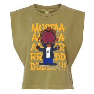 Funny Mustard Lamar Tv Off Parody Cool Hip Hop Music Graphic Garment-Dyed Women's Muscle Tee