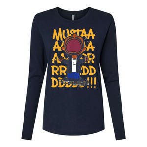 Funny Mustard Lamar Tv Off Parody Cool Hip Hop Music Graphic Womens Cotton Relaxed Long Sleeve T-Shirt