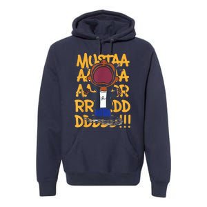 Funny Mustard Lamar Tv Off Parody Cool Hip Hop Music Graphic Premium Hoodie