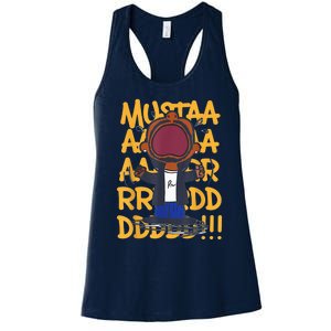 Funny Mustard Lamar Tv Off Parody Cool Hip Hop Music Graphic Women's Racerback Tank