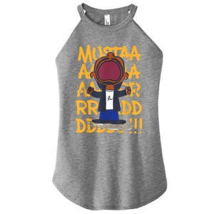 Funny Mustard Lamar Tv Off Parody Cool Hip Hop Music Graphic Women's Perfect Tri Rocker Tank