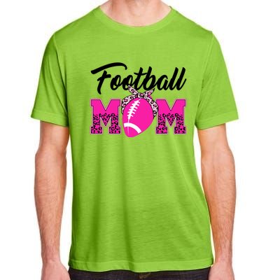 Football Mom Leopard Cute Adult ChromaSoft Performance T-Shirt