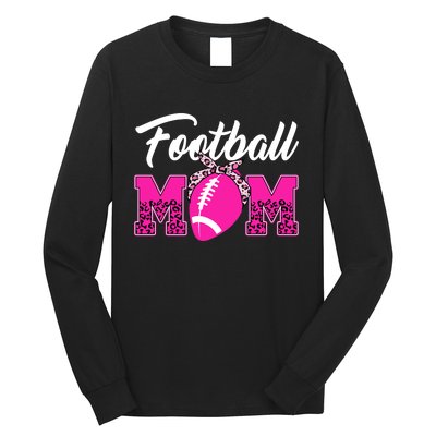 Football Mom Leopard Cute Long Sleeve Shirt