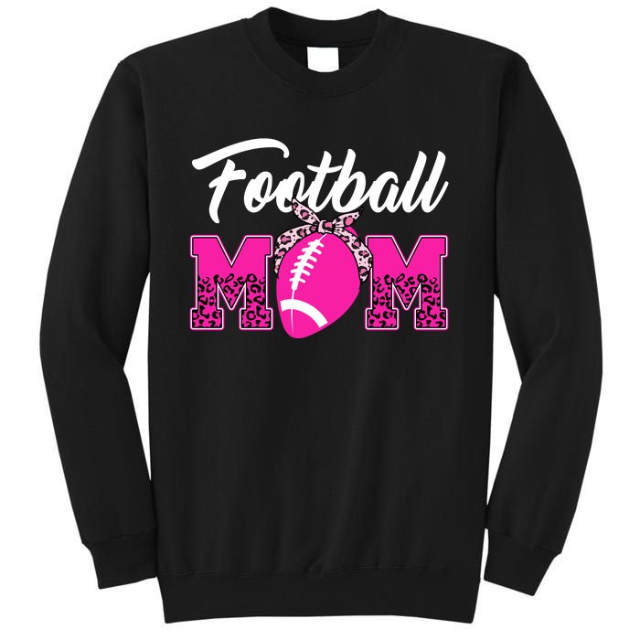 Football Mom Leopard Cute Sweatshirt