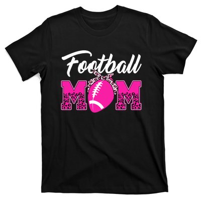 Football Mom Leopard Cute T-Shirt