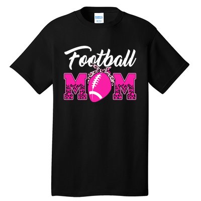 Football Mom Leopard Cute Tall T-Shirt