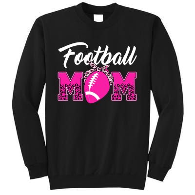 Football Mom Leopard Cute Tall Sweatshirt