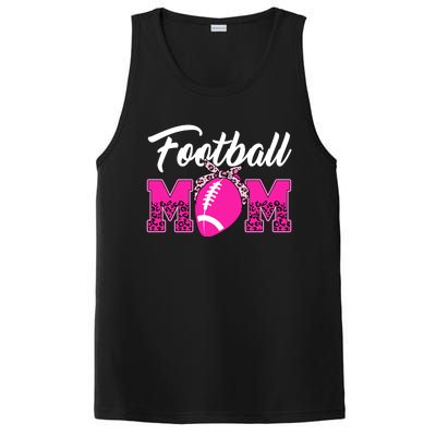 Football Mom Leopard Cute PosiCharge Competitor Tank