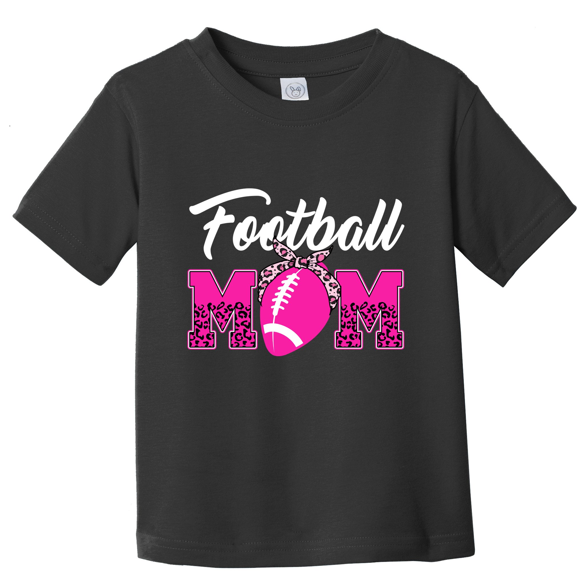 Football Mom Leopard Cute Toddler T-Shirt