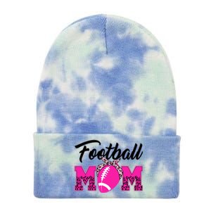 Football Mom Leopard Cute Tie Dye 12in Knit Beanie