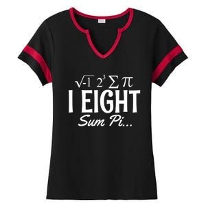 Funny Math Lover Gift Ladies Halftime Notch Neck Tee