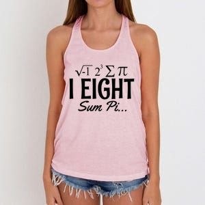 Funny Math Lover Gift Women's Knotted Racerback Tank