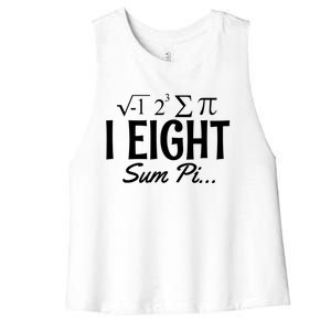 Funny Math Lover Gift Women's Racerback Cropped Tank