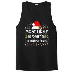 Funny Most Likely To Forget The Hidden Presents Christmas PosiCharge Competitor Tank