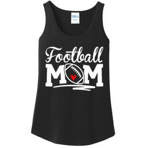 Football Mom Leopard Football Love Football Player Ladies Essential Tank