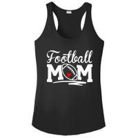 Football Mom Leopard Football Love Football Player Ladies PosiCharge Competitor Racerback Tank