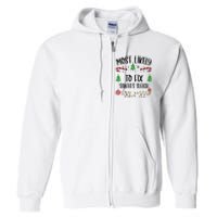 Funny Most Likely To Fix SantaS Sleigh Funny Christmas Family Matching Cute C Full Zip Hoodie