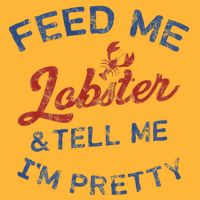 Feed Me Lobster And Tell Me Im Pretty Maine Vibes Pom Pom 12in Knit Beanie