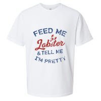 Feed Me Lobster And Tell Me Im Pretty Maine Vibes Sueded Cloud Jersey T-Shirt