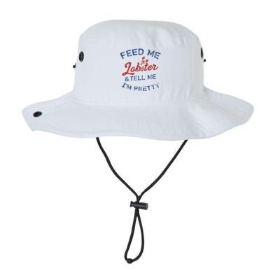 Feed Me Lobster And Tell Me Im Pretty Maine Vibes Bucket Hat
