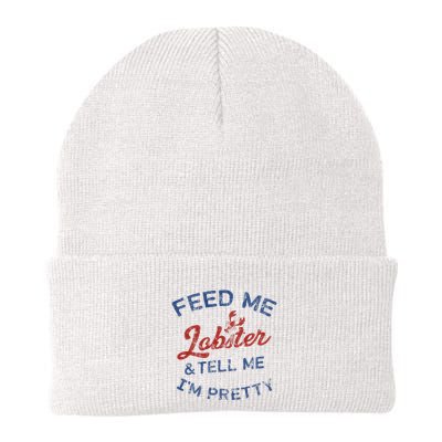 Feed Me Lobster And Tell Me Im Pretty Maine Vibes Beanie