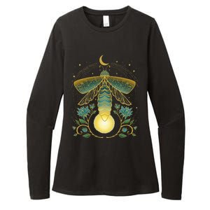 Firefly Magical Lunar Mystical Design For Nature Lovers Womens CVC Long Sleeve Shirt